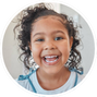 Happy child at dentist